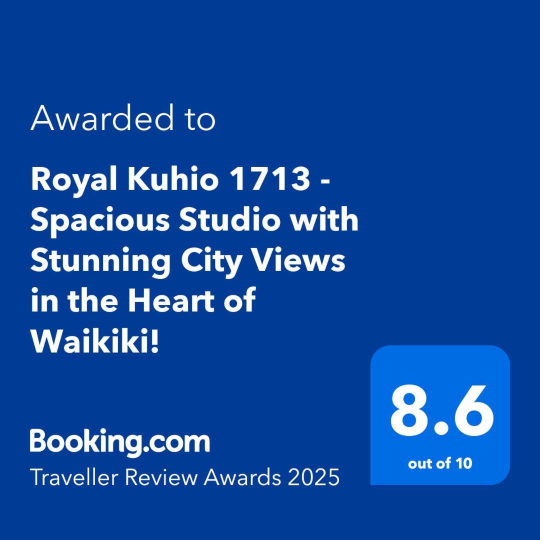 Royal Kuhio 1713 - Spacious Studio With Stunning City Views In The Heart Of Waikiki! هونولولو المظهر الخارجي الصورة